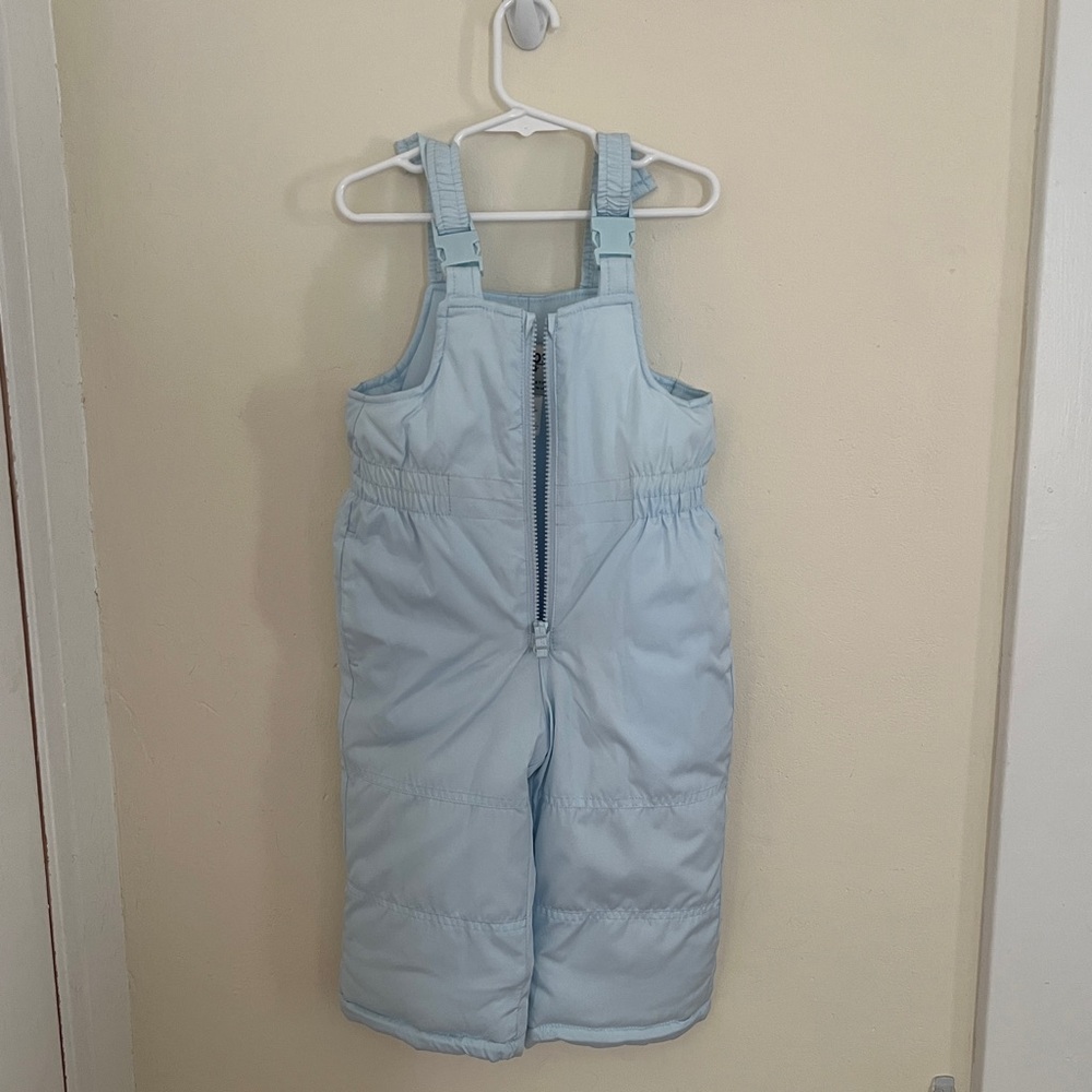 Baby blue snow bib Oshkosh 2T